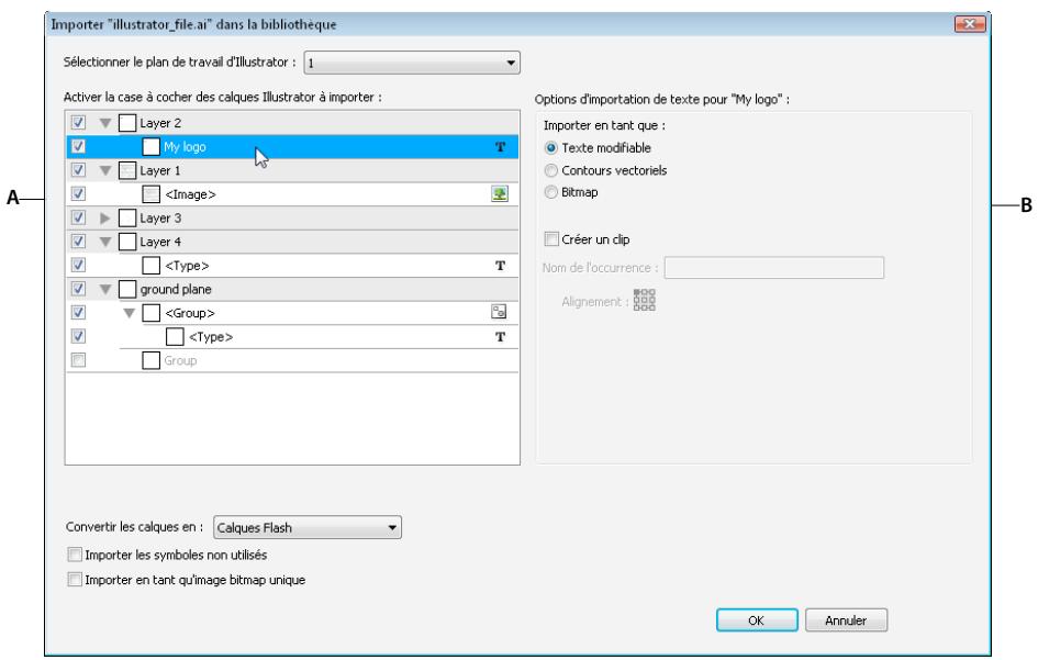 ADOBE FLASH CS4 - Importation de fichiers Adobe Illustrator - 1