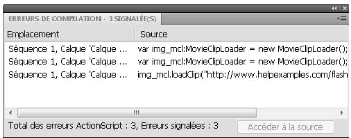 ADOBE FLASH CS4 - Utilisation de l'instruction trace - 1