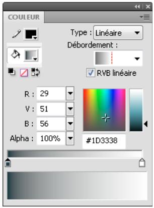 ADOBE FLASH CS4 - Panneau Couleur - 1