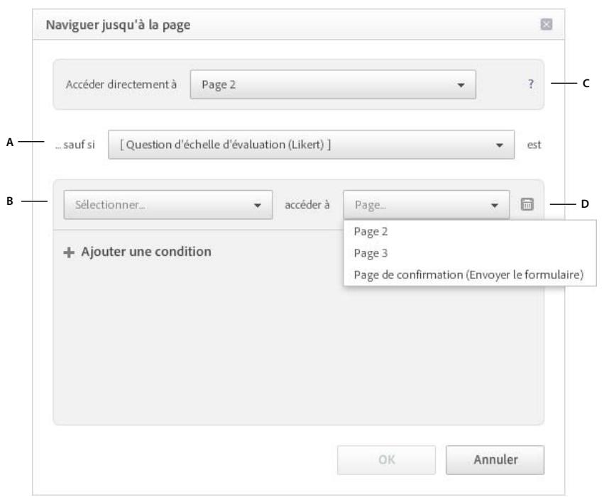 ADOBE FORMSCENTRAL - Ajout de règles de navigation dans les pages - 1