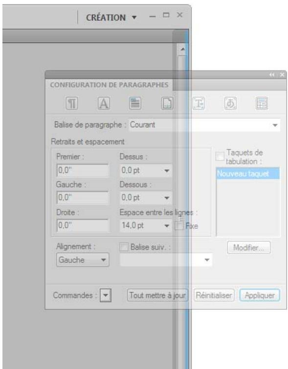 ADOBE FRAMEMAKER 10 - Ancrage et annulation d'ancrage de panneaux - 1