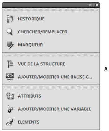ADOBE FRAMEMAKER 10 - Manipulation de panneaux réduits à la taille d'icônes - 1