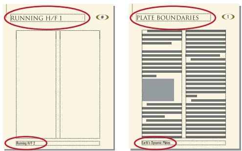 ADOBE FRAMEMAKER 10 - Saisie des informations d'en-tête ou de pied de page - 1