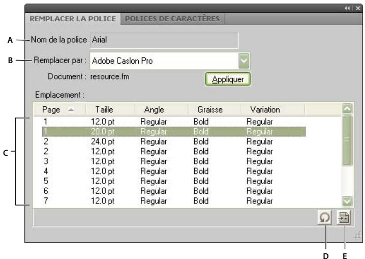 ADOBE FRAMEMAKER 10 - Remplacement des polices à l'aide du conteneur Polices - 2