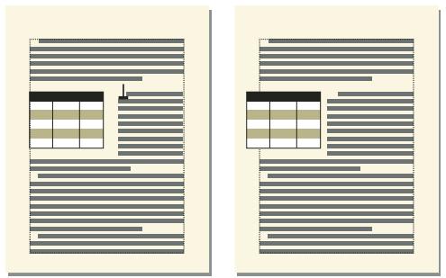 ADOBE FRAMEMAKER 10 - Habillage d'un tableau avec du texte - 1