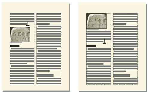 ADOBE FRAMEMAKER 10 - Cadres ancrés dans une colonne de texte - 1