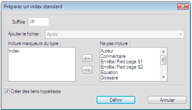 ADOBE FRAMEMAKER 10 - Génération de l'index d'un livre - 1