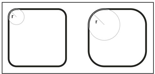 ADOBE FRAMEMAKER 11 - Modification du rayon d'arrondi d'un rectangle arrondi - 1