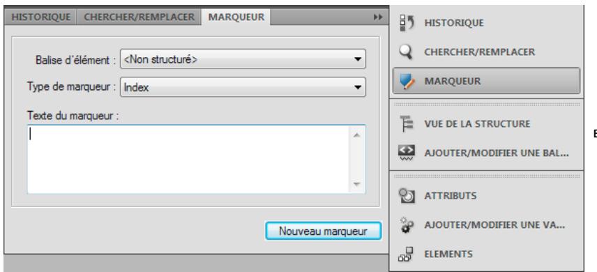 ADOBE FRAMEMAKER 11 - Manipulation de panneaux réduits à la taille d'icones - 2