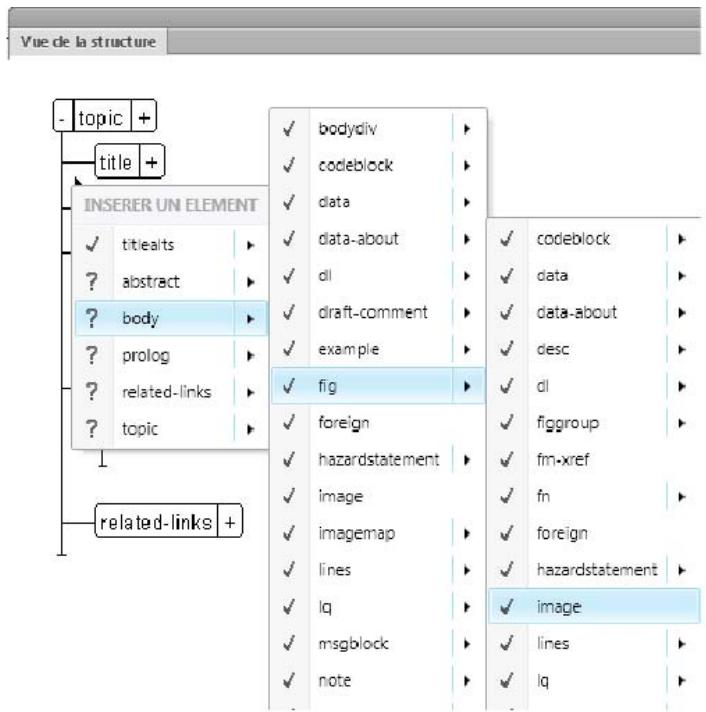 ADOBE FRAMEMAKER 11 - Insertion hierarchique d'éléments - 1