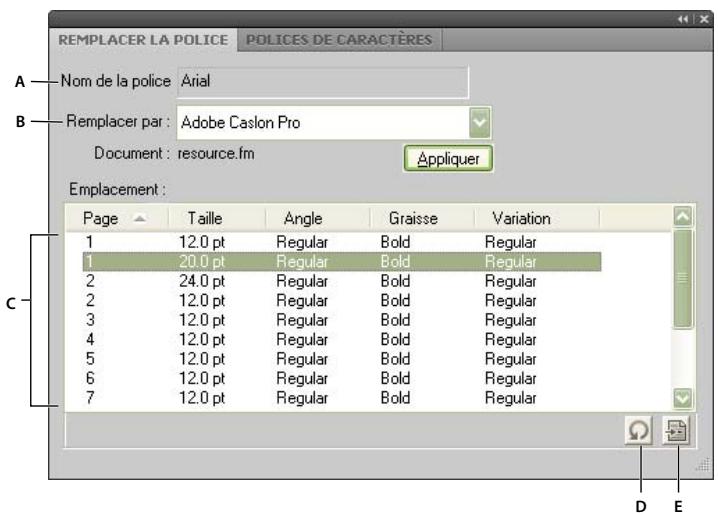 ADOBE FRAMEMAKER 11 - Remplacement des polices à l'aide du conteneur Polices - 2
