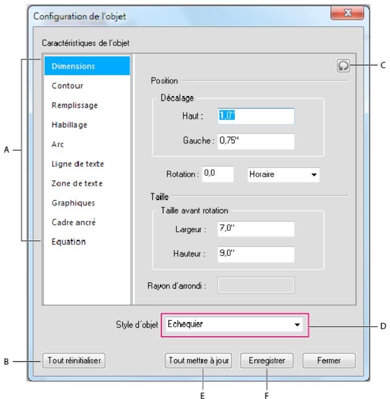 ADOBE FRAMEMAKER 11 - Configuration de style d'objet - 1