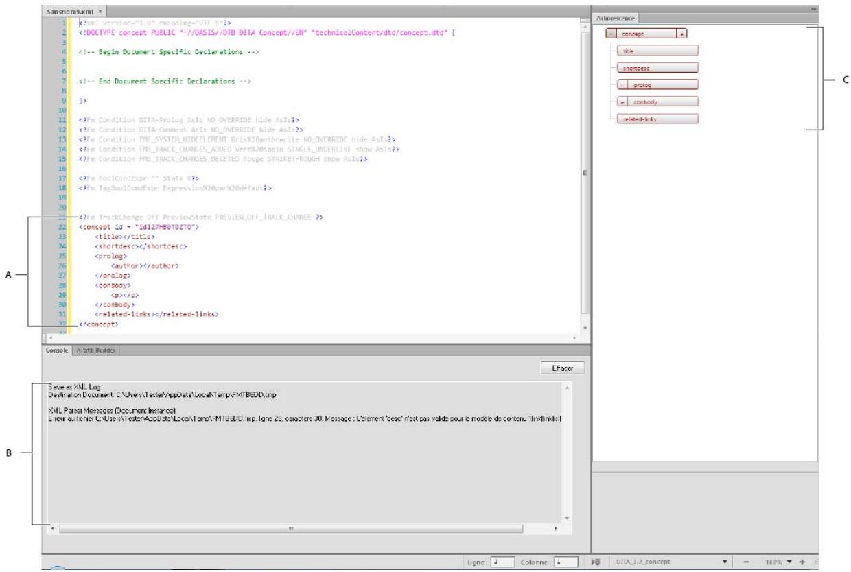ADOBE FRAMEMAKER 11 - Vue XML - 1