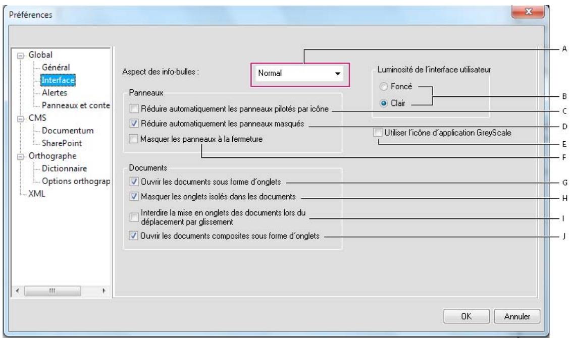 ADOBE FRAMEMAKER 11 - Preférences de l'interface - 1