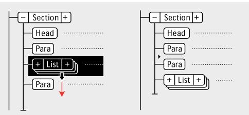 ADOBE FRAMEMAKER 11 - Déplacement d'un élément d'une position - 1