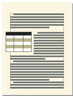ADOBE FRAMEMAKER 11 - Habillage d'un tableau avec du texte - 2