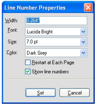 ADOBE FRAMEMAKER 11 - Insertion des numéros de ligne - 1