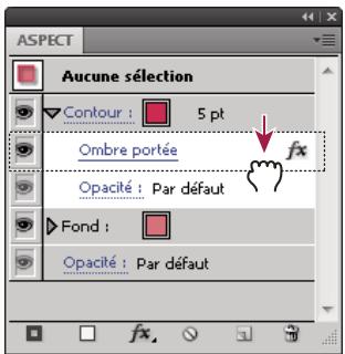 ADOBE ILLUSTRATOR CS4 - Modification de l'ordre de superposition des attributs d'aspect - 2
