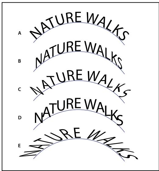 ADOBE ILLUSTRATOR CS4 - Application d'effets de texte curviligne - 1