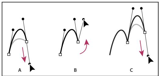 ADOBE ILLUSTRATOR CS4 - Dessen de deux segments incurvés reliés par un sommet - 1
