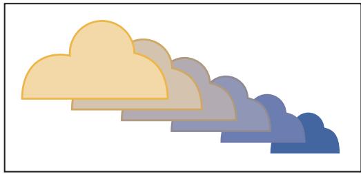 ADOBE ILLUSTRATOR CS4 - Inversion de l'ordre de superposition d'un dégradé de formes - 1