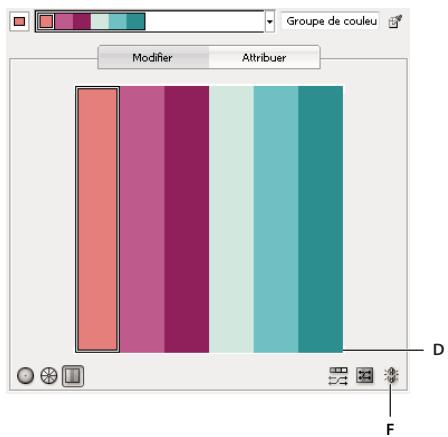 ADOBE ILLUSTRATOR CS4 - Modification d'une couleur dans un groupe de couleurs - 4