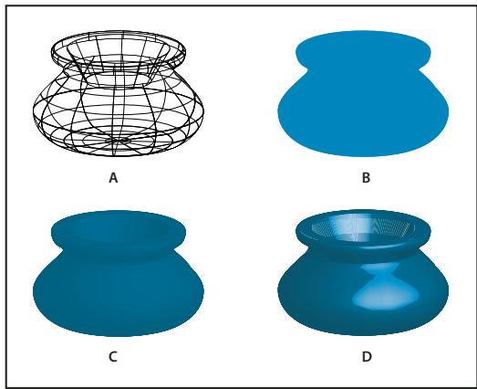 ADOBE ILLUSTRATOR CS4 - Options d'ombrage de surface - 1