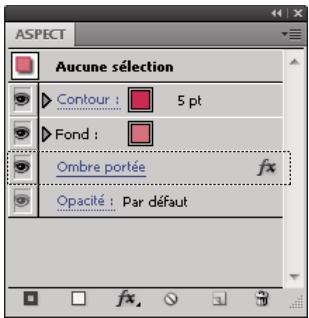 ADOBE ILLUSTRATOR CS4 - Modification de l'ordre de superposition des attributs d'aspect - 4