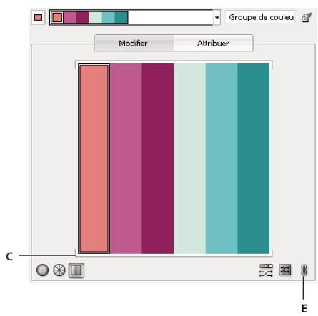 ADOBE ILLUSTRATOR CS4 - Modification d'une couleur dans un groupe de couleurs - 3