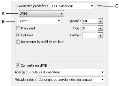 ADOBE ILLUSTRATOR CS4 - Options d'optimisation JPEG - 1