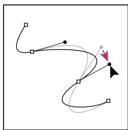 ADOBE ILLUSTRATOR CS4 - Réglage de la position ou de la forme des segments courbes - 4