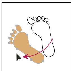 ADOBE ILLUSTRATOR CS4 - Création d'un objet symétrique à l'aide de l'outil Miroir - 4