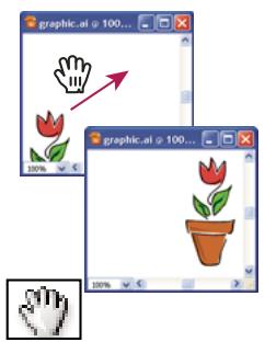 ADOBE ILLUSTRATOR CS4 - Collection d'outils de déplacement et de zoom - 1