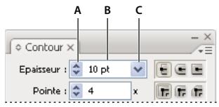 ADOBE ILLUSTRATOR CS4 - Saisie d'une valeur dans un panneau ou dans une boîte de dialogue - 1