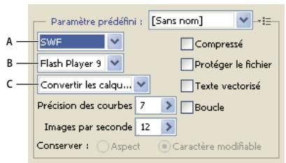 ADOBE ILLUSTRATOR CS4 - Options d'optimisation SWF (Illustrator) - 1