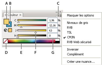 ADOBE ILLUSTRATOR CS4 - Présentation du panneau Couleur - 1