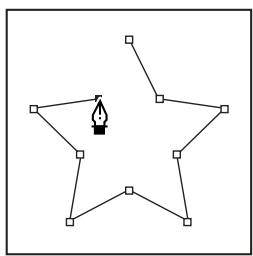 ADOBE ILLUSTRATOR CS4 - Dessen de segments droits avec l'outil Plume - 1