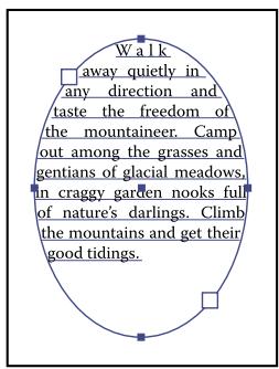 ADOBE ILLUSTRATOR CS4 - Modification de la marge autour de la zone de texte - 1