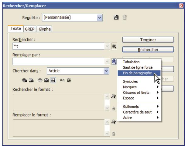 ADOBE INCOPY CS3 - Pour rechercher et remplacer du texte - 1