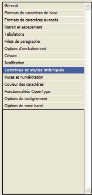 ADOBE INCOPY CS3 - Nouveau style de paragraphe - 1