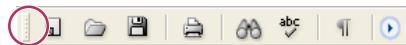 ADOBE INCOPY CS3 - Pour personnaliser une barre d'outils - 1