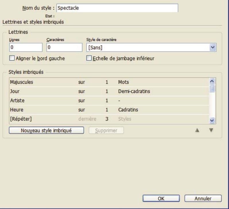 ADOBE INCOPY CS3 - Nouveau style de paragraphe - 2