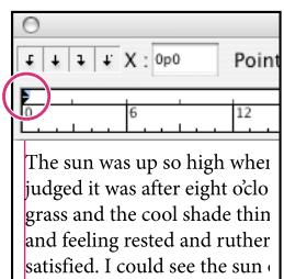 ADOBE INCOPY CS3 - Création d'un retrait négatif - 1