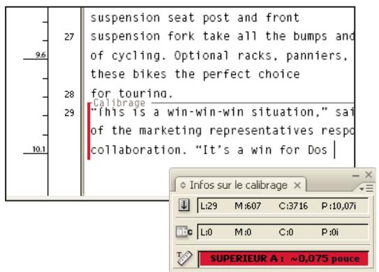 ADOBE INCOPY CS3 - Calibrage de texte - 2