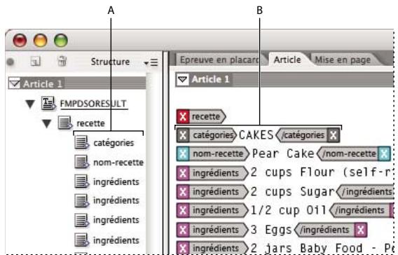 ADOBE INCOPY CS3 - Balisage d'éléments - 1