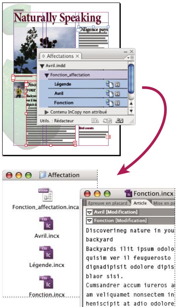 ADOBE INCOPY CS3 - Ouverture de fichiers d'affectation créés dans InDesign - 1