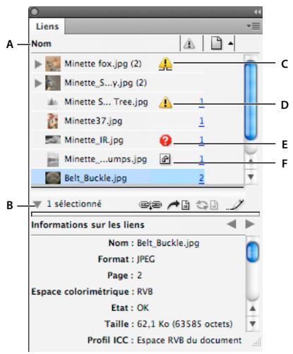 ADOBE INCOPY CS5 - Présentation du panneau Liens - 1