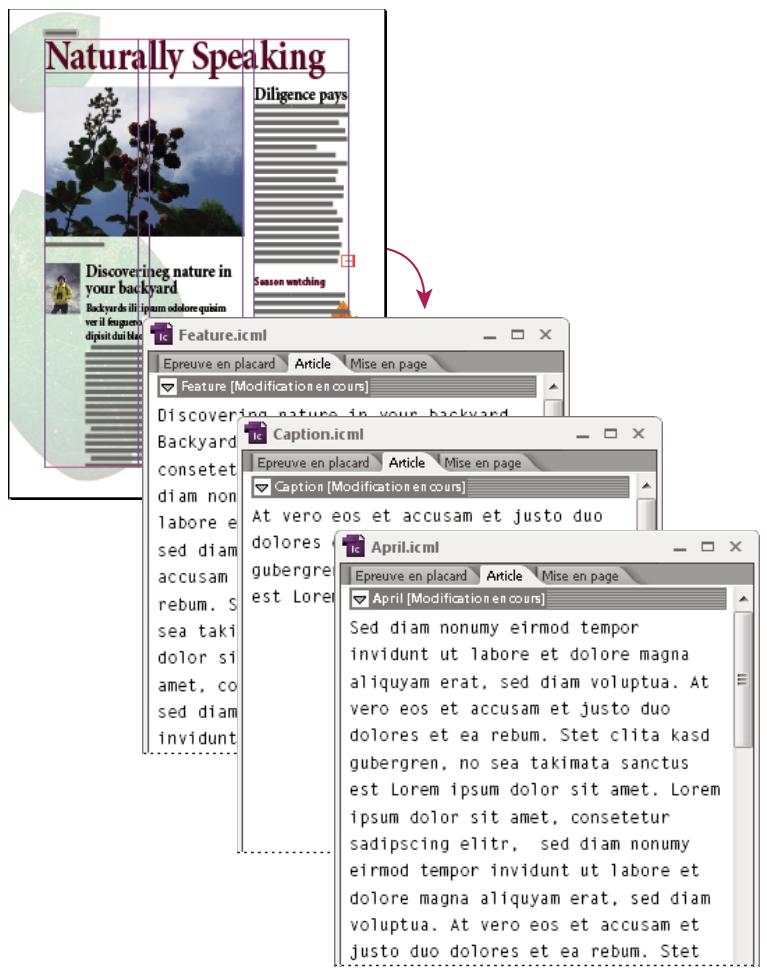 ADOBE INCOPY CS5 - Ouverture de fichiers InCopy liés exportés à partir d'InDesign - 1