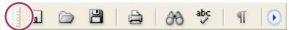 ADOBE INCOPY CS5 - Pour personnaliser une barre d'outils - 1