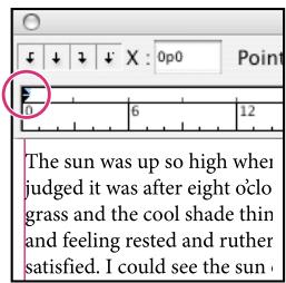 ADOBE INCOPY CS5 - Création d'un retrait négatif - 1